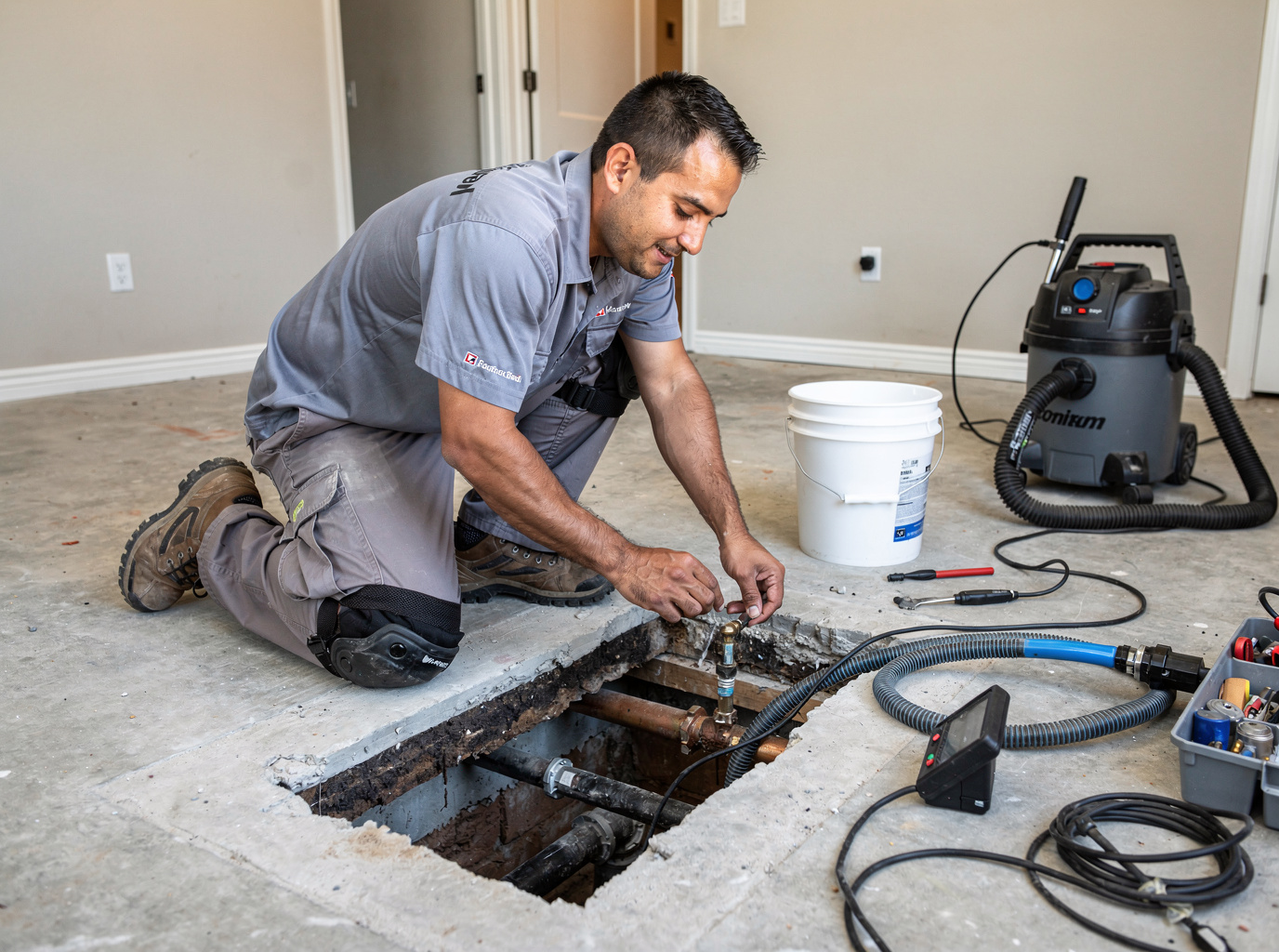 Slab Leak Detection and Repair in Fullerton, CA